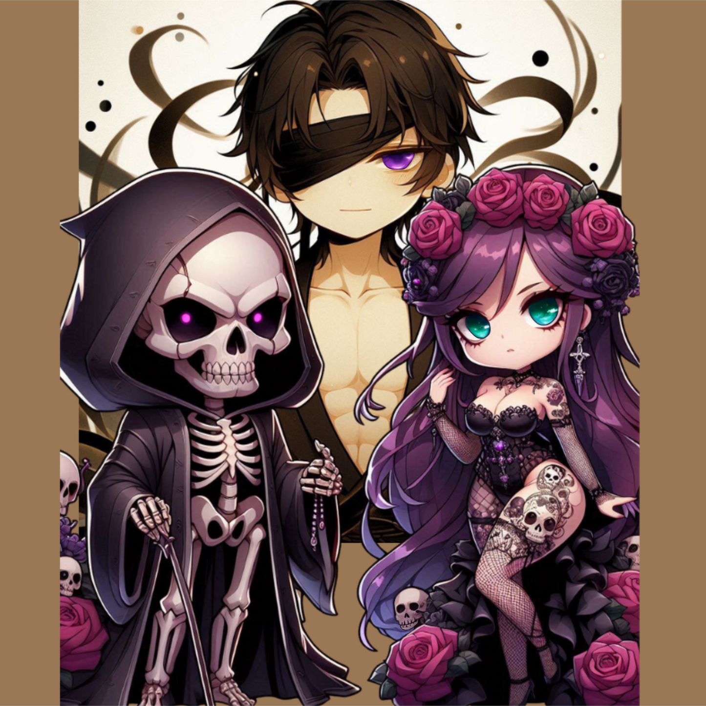 SNATCHED BY THE SANDMAN CHIBI