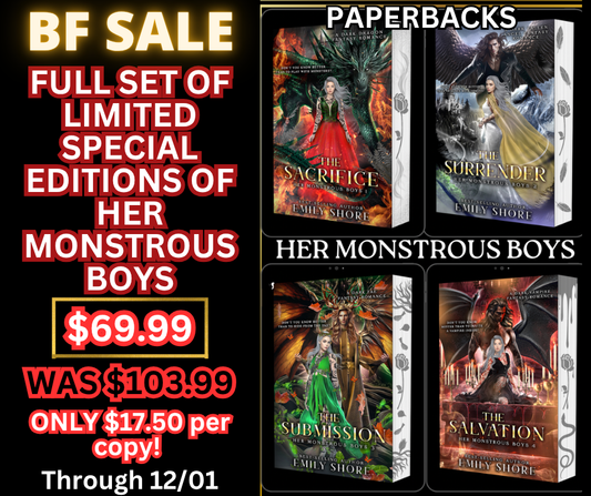 Black Friday - LAST CHANCE - HER MONSTROUS BOYS NEW FULL SET
